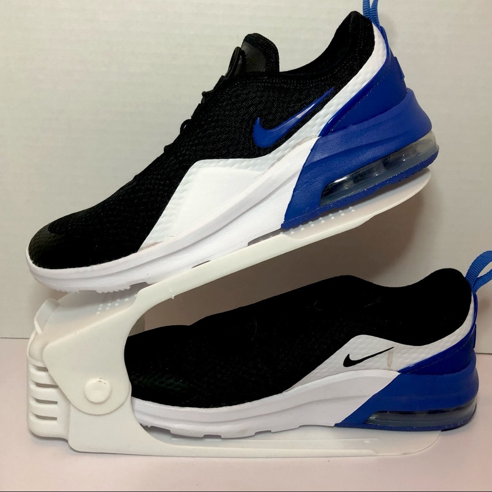 Nike Airmax Youth Size 3Y Sneaker Blue, Black, White